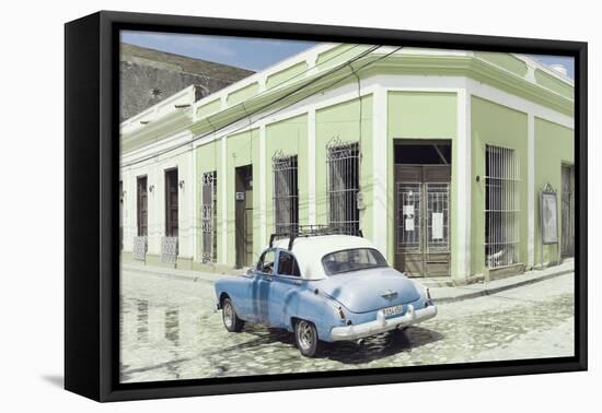 Cuba Fuerte Collection - Cuban Street Scene III-Philippe Hugonnard-Framed Stretched Canvas