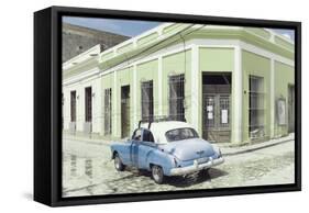 Cuba Fuerte Collection - Cuban Street Scene III-Philippe Hugonnard-Framed Stretched Canvas
