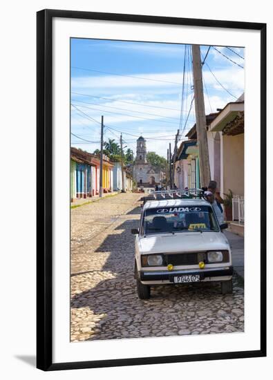 Cuba Fuerte Collection - Cuban Street Scene in Trinidad II-Philippe Hugonnard-Framed Photographic Print