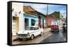 Cuba Fuerte Collection - Cuban Street Scene IV-Philippe Hugonnard-Framed Stretched Canvas