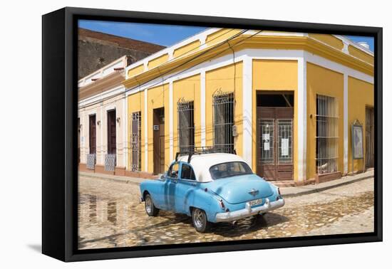 Cuba Fuerte Collection - Cuban Street Scene-Philippe Hugonnard-Framed Stretched Canvas