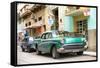 Cuba Fuerte Collection - Cuban Taxi to Havana II-Philippe Hugonnard-Framed Stretched Canvas