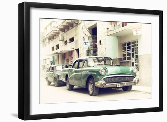 Cuba Fuerte Collection - Cuban Taxi to Havana-Philippe Hugonnard-Framed Photographic Print