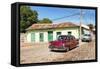 Cuba Fuerte Collection - Cuban Taxis-Philippe Hugonnard-Framed Stretched Canvas