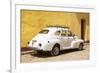 Cuba Fuerte Collection - Cuban White Car-Philippe Hugonnard-Framed Photographic Print