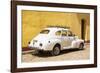 Cuba Fuerte Collection - Cuban White Car-Philippe Hugonnard-Framed Photographic Print