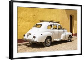 Cuba Fuerte Collection - Cuban White Car-Philippe Hugonnard-Framed Photographic Print