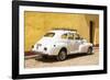 Cuba Fuerte Collection - Cuban White Car-Philippe Hugonnard-Framed Photographic Print