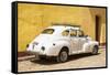 Cuba Fuerte Collection - Cuban White Car-Philippe Hugonnard-Framed Stretched Canvas