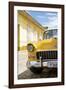 Cuba Fuerte Collection - Cuban Yellow Car - 1955 Chevy-Philippe Hugonnard-Framed Photographic Print