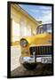 Cuba Fuerte Collection - Cuban Yellow Car - 1955 Chevy-Philippe Hugonnard-Framed Photographic Print