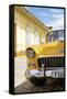 Cuba Fuerte Collection - Cuban Yellow Car - 1955 Chevy-Philippe Hugonnard-Framed Stretched Canvas