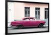 Cuba Fuerte Collection - Dark Pink Car-Philippe Hugonnard-Framed Photographic Print