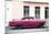 Cuba Fuerte Collection - Dark Pink Car-Philippe Hugonnard-Mounted Photographic Print