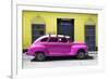 Cuba Fuerte Collection - Deep Pink Vintage Car-Philippe Hugonnard-Framed Photographic Print