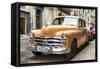 Cuba Fuerte Collection - Dodge Classic Car-Philippe Hugonnard-Framed Stretched Canvas