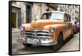 Cuba Fuerte Collection - Dodge Classic Car-Philippe Hugonnard-Framed Stretched Canvas