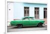 Cuba Fuerte Collection - Green Car-Philippe Hugonnard-Framed Photographic Print