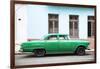 Cuba Fuerte Collection - Green Car-Philippe Hugonnard-Framed Photographic Print