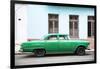 Cuba Fuerte Collection - Green Car-Philippe Hugonnard-Framed Photographic Print