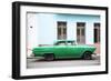 Cuba Fuerte Collection - Green Car-Philippe Hugonnard-Framed Photographic Print