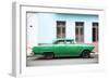 Cuba Fuerte Collection - Green Car-Philippe Hugonnard-Framed Photographic Print