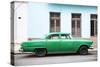 Cuba Fuerte Collection - Green Car-Philippe Hugonnard-Stretched Canvas