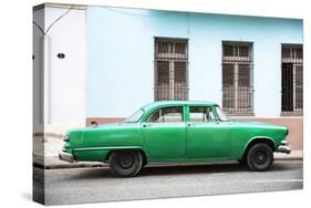 Cuba Fuerte Collection - Green Car-Philippe Hugonnard-Stretched Canvas