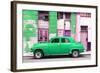 Cuba Fuerte Collection - Green Classic American Car-Philippe Hugonnard-Framed Photographic Print