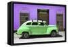 Cuba Fuerte Collection - Green Vintage Car Trinidad-Philippe Hugonnard-Framed Stretched Canvas