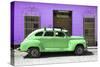 Cuba Fuerte Collection - Green Vintage Car Trinidad-Philippe Hugonnard-Stretched Canvas