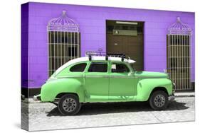 Cuba Fuerte Collection - Green Vintage Car Trinidad-Philippe Hugonnard-Stretched Canvas