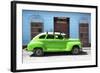 Cuba Fuerte Collection - Green Vintage Car-Philippe Hugonnard-Framed Photographic Print