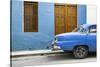 Cuba Fuerte Collection - Havana 109 Street Blue-Philippe Hugonnard-Stretched Canvas