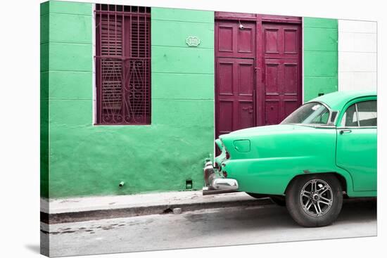 Cuba Fuerte Collection - Havana 109 Street Green-Philippe Hugonnard-Stretched Canvas