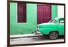 Cuba Fuerte Collection - Havana 109 Street Green-Philippe Hugonnard-Framed Photographic Print