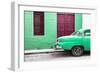 Cuba Fuerte Collection - Havana 109 Street Green-Philippe Hugonnard-Framed Photographic Print