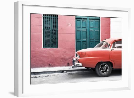 Cuba Fuerte Collection - Havana 109 Street Orange-Philippe Hugonnard-Framed Photographic Print