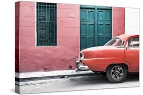 Cuba Fuerte Collection - Havana 109 Street Orange-Philippe Hugonnard-Stretched Canvas