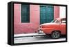 Cuba Fuerte Collection - Havana 109 Street Orange-Philippe Hugonnard-Framed Stretched Canvas