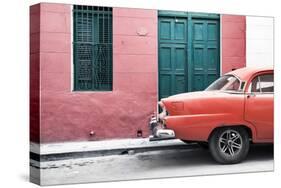 Cuba Fuerte Collection - Havana 109 Street Orange-Philippe Hugonnard-Stretched Canvas