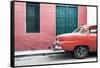 Cuba Fuerte Collection - Havana 109 Street Orange-Philippe Hugonnard-Framed Stretched Canvas