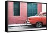 Cuba Fuerte Collection - Havana 109 Street Orange-Philippe Hugonnard-Framed Stretched Canvas