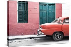 Cuba Fuerte Collection - Havana 109 Street Orange-Philippe Hugonnard-Stretched Canvas