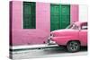 Cuba Fuerte Collection - Havana 109 Street Pink-Philippe Hugonnard-Stretched Canvas