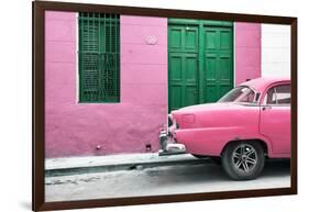 Cuba Fuerte Collection - Havana 109 Street Pink-Philippe Hugonnard-Framed Photographic Print