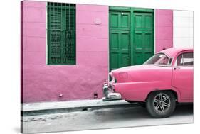 Cuba Fuerte Collection - Havana 109 Street Pink-Philippe Hugonnard-Stretched Canvas