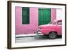 Cuba Fuerte Collection - Havana 109 Street Pink-Philippe Hugonnard-Framed Photographic Print