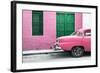 Cuba Fuerte Collection - Havana 109 Street Pink-Philippe Hugonnard-Framed Photographic Print