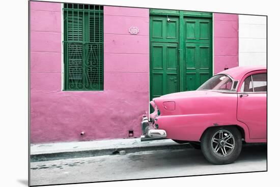 Cuba Fuerte Collection - Havana 109 Street Pink-Philippe Hugonnard-Mounted Photographic Print